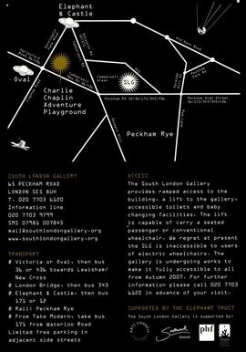 The Mothership Collective: leaflet, back