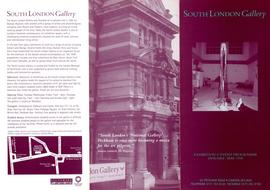 Exhibition programme leaflet, January to May 1998, front