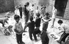 Permeations: Light in the Attic, children&#039;s workshop, 1993, photo 22 (Phil Polglaze)