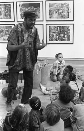 Crossing Black Waters, children&#039;s workshop, 1992, photo 8 (Phil Polglaze)