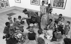 Crossing Black Waters, children&#039;s workshop, 1992, photo 15 (Phil Polglaze)