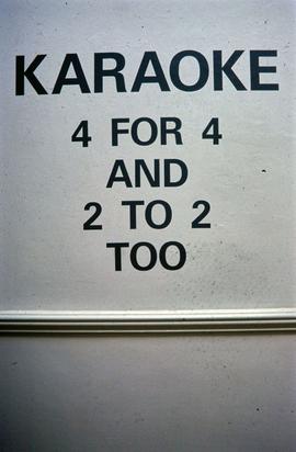 Exhibition: Karaoke, 1995, slide 1