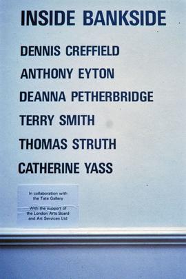 Exhibition: Inside Bankside, 1996, slide 1