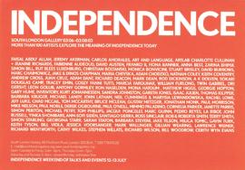 Independence Weekend leaflet