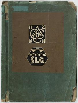 Book cover with logos