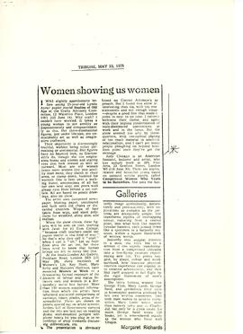 Women &amp; Work: Request for Press Cuttings, 3
