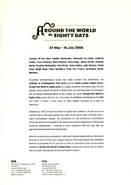 Around the World in Eighty Days Press Release, page 1