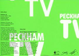 Peckham TV fold-out poster, bottom
