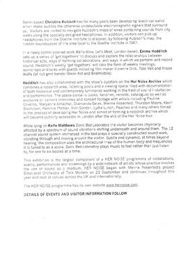 Her Noise Press Release, page 2