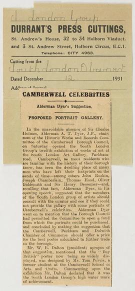 Old Cambians: Press Cuttings