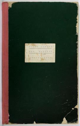 Visitor Attendance Book, front cover