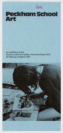 Peckham School Art Pamphlet, front cover