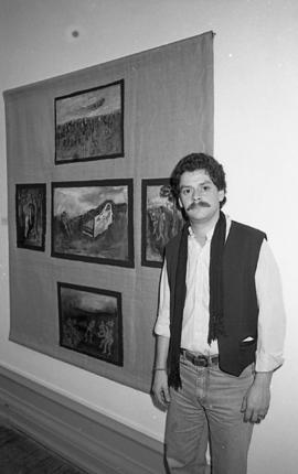 Terra Nova (first day of exhibition), 1990, photo 1 (Phil Polglaze)