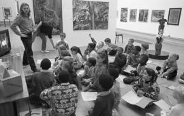 Southwark Open Exhibition (children&#039;s workshop), 1990, photo 31 (Phil Polglaze)