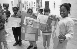 Southwark Open Exhibition (children&#039;s workshop), 1990, photo 32 (Phil Polglaze)