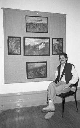 Terra Nova (first day of exhibition), 1990, photo 2 (Phil Polglaze)