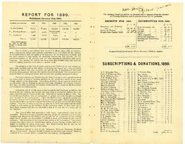 Annual report, 1890, pages 2 to 3