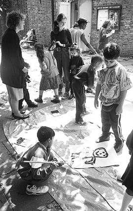 Permeations: Light in the Attic, children&#039;s workshop, 1993, photo 29 (Phil Polglaze)