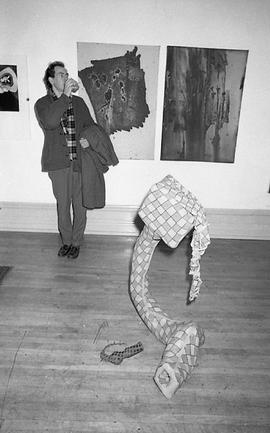 Camberwell Fine Art, exhibition of student work, 1989 photo 3 (Phil Polglaze)