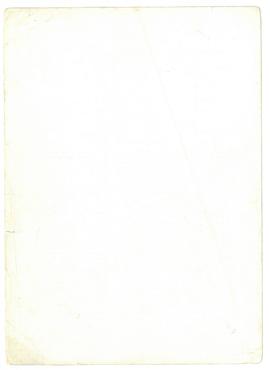 Pamphlet: South London Art Gallery, back cover