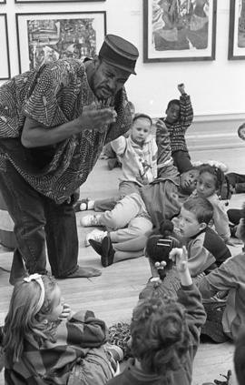 Crossing Black Waters, children&#039;s workshop, 1992, photo 6 (Phil Polglaze)
