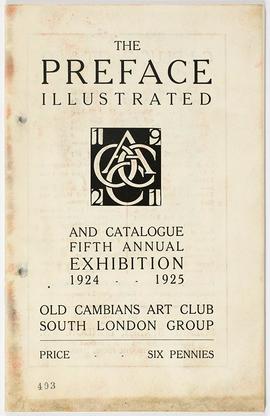 Old Cambians Catalogue &amp; Preface