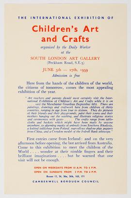 Exhibition of Children&#039;s Art and Crafts: Details
