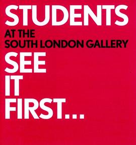 Students See It First (Rivane Neuenschwander) leaflet, front