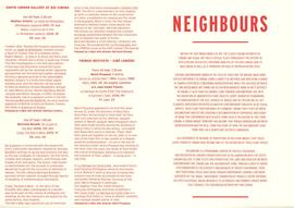 ‘Neighbours’ leaflet guide, page 1